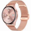 SMARTWATCH DAMSKI GRAVITY GT11-8 - AMOLED, DODATKOWY PASEK (sg044h)