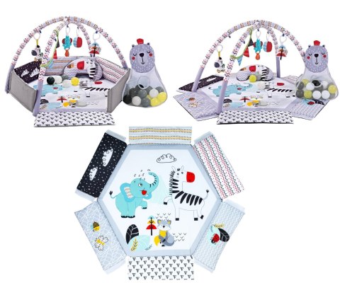 TinyMini CC9639 Mata edukacyjna Śpiący Miś