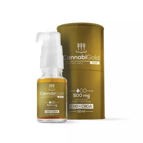 OLEJEK CBD+CBDA CannabiGold RAW 500mg