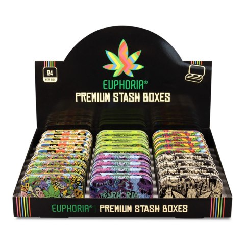 Pudełko metalowe na susz Euphoria Box - Groovy