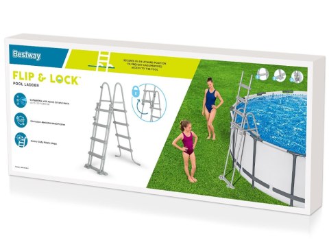 Bestway Bezpieczna DRABINKA do basenu 122cm 58331