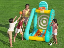Bestway Gra ogrodowa 3w1 koszykówka + piłka nożna + cel 127x109x178cm 52813