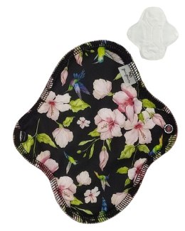MAŁA S Wkładka higieniczna wielorazowa bambusowa - KOLIBRY