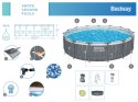 Bestway Basen STELAŻOWY z kolorowym podświetleniem LED 457x107cm 7w1 561GD