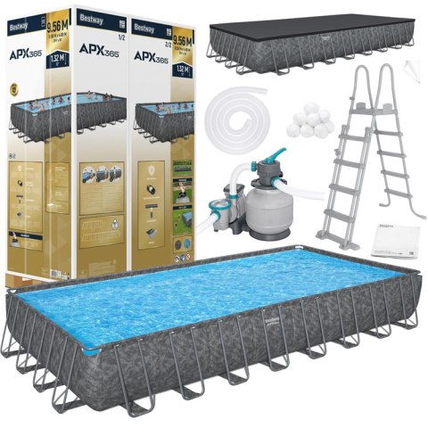 Bestway Basen stelażowy CAŁOROCZNY 956x488x132cm 7w1 561KJ