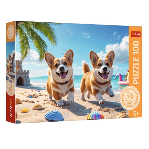 Puzzle - 100 - Piesek Corgi - Trefl 16536