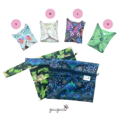 ŚREDNIA M wkładka wielorazowa bambusowa - KARMIENIE PIERSIĄ