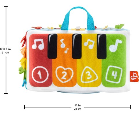 Fisher Price HND54 Miękkie Pianino z Lustrem