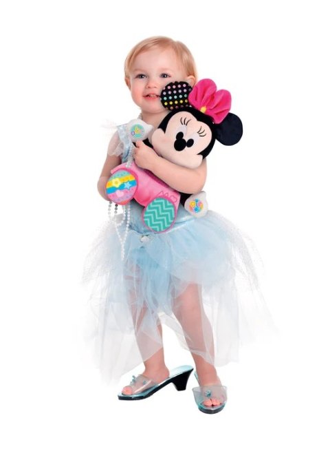 Pluszowa Interaktywna Disney Baby Minnie Uczy i Przytula Język Polski Clementoni 50130