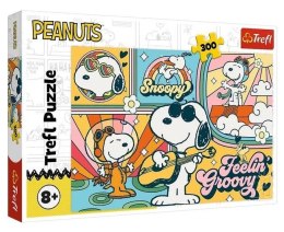 Puzzle 300 Zabawny świat Fistaszków