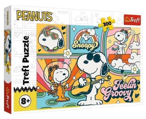 Puzzle 300 Zabawny świat Fistaszków