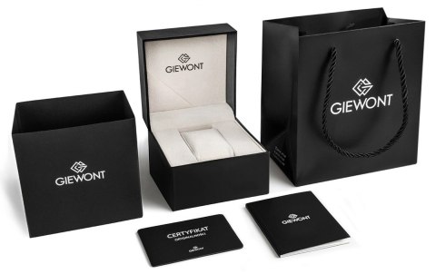Zegarek Męski Giewont Chronograph Sapphire Czarno Brązowy GW8810-A3