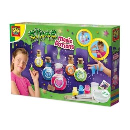 Slime z kolorowymi barwnikami i magicz koralikami