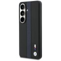 BMW futerał do SAMSUNG S26 kompatybilny z MagSafe BMHMS26S25PCPSKB (Perforated Stripe Logo) niebieski
