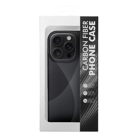 Etui na iPhone 17 AIR Carbon Elite Mag Cover zgodny z MagSafe czarny