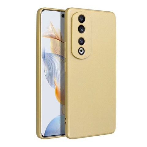Futerał do Honor 90 PRO 5G Metallic złoty