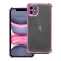 Futerał do iPhone 11 Antishock Electro purpurowy