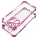 Futerał do iPhone 11 Antishock Electro purpurowy