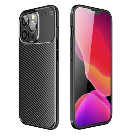 Futerał do iPhone 12 PRO MAX Carbon Premium czarny