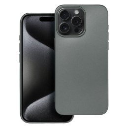 Futerał do iPhone 15 PRO MAX Metallic szary