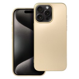 Futerał do iPhone 15 PRO MAX Metallic złoty