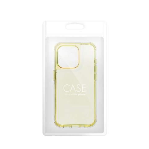 Futerał do iPhone 15 PRO Matrix Clear żółty