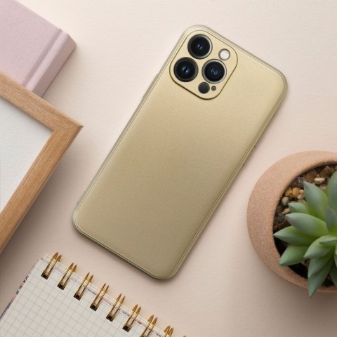 Futerał do iPhone 15 PRO Metallic złoty