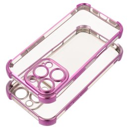 Futerał do iPhone 16 PLUS Antishock Electro purpurowy