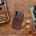 Futerał do iPhone 16 PRO MAX Gentleman Mag Cover zgodny z MagSafe brązowy