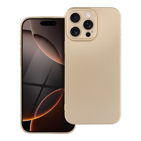 Futerał do iPhone 16 PRO MAX Metallic złoty