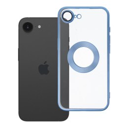 Futerał do iPhone 16e (SE 4 2025) / 17e Glam niebieski