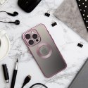 Futerał do iPhone 16e (SE 4 2025) / 17e Glam pudrowy róż
