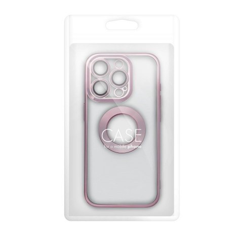 Futerał do iPhone 16e (SE 4 2025) / 17e Glam pudrowy róż