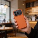 Futerał do iPhone 17 AIR Kevlar zgodny z MagSafe pomarańczowy