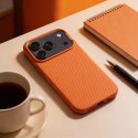 Futerał do iPhone 17 AIR Kevlar zgodny z MagSafe pomarańczowy