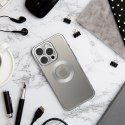 Futerał do iPhone 17 Glam srebrny