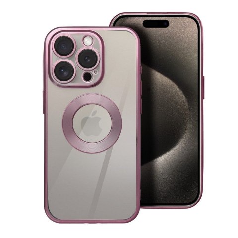 Futerał do iPhone 17 PRO Glam pudrowy róż