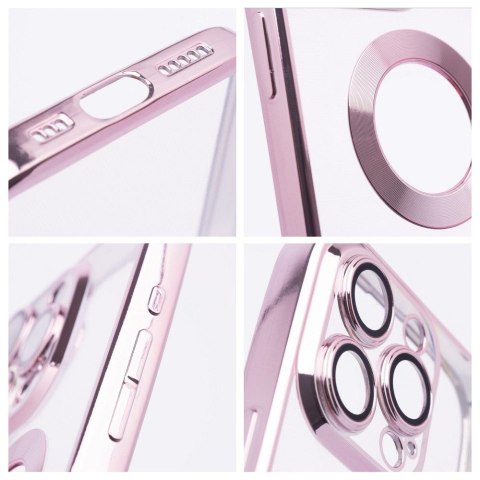 Futerał do iPhone 17 PRO Glam pudrowy róż