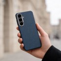 Futerał do Samsung A07 Kevlar zgodny z MagSafe niebieski