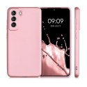 Futerał do Samsung A17 Metallic różowy