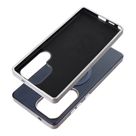 Futerał do Samsung A56 Gentleman Mag Cover zgodny z MagSafe granatowy