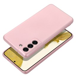 Futerał do Samsung A57 5G Metallic różowy