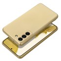 Futerał do Samsung A57 5G Metallic złoty