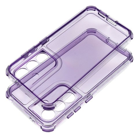 Futerał do Samsung S25 EDGE Matrix Clear jasnofioletowy