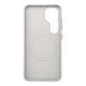 Futerał do Samsung S25 Leather Mag Cover zgodny z MagSafe szary