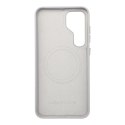 Futerał do Samsung S25 PLUS Leather Mag Cover zgodny z MagSafe szary
