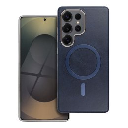 Futerał do Samsung S25 ULTRA Gentleman Mag Cover zgodny z MagSafe granatowy