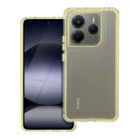 Futerał do Xiaomi Redmi NOTE 14 5G Matrix Clear żółty