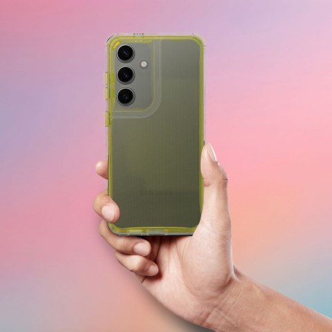 Futerał do Xiaomi Redmi NOTE 14 5G Matrix Clear żółty