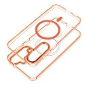 Futerał FRAME CLEAR HYBRID MAG COVER kompatybilny z MagSafe do XIAOMI Redmi A5 pomarańczowy